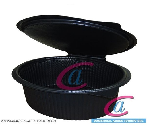 [00-002957] DELIGOURMET 34 oz /1000cc HERME/MICROONDA NEGRO CA