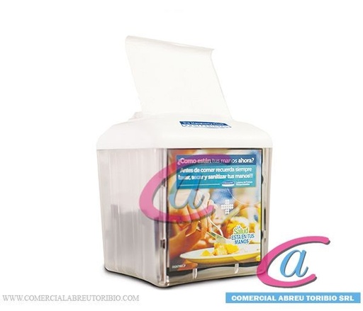[00-002350] DISPENSADOR DECOR SERVILLETAS POP UP BLANCO disp. 
