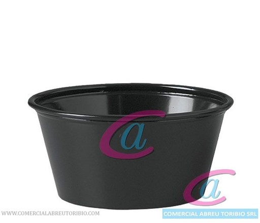 [00-002120] ENVASE SOUFFLE SOLO 3.25 oz NEGRO 10/250 (P325E)