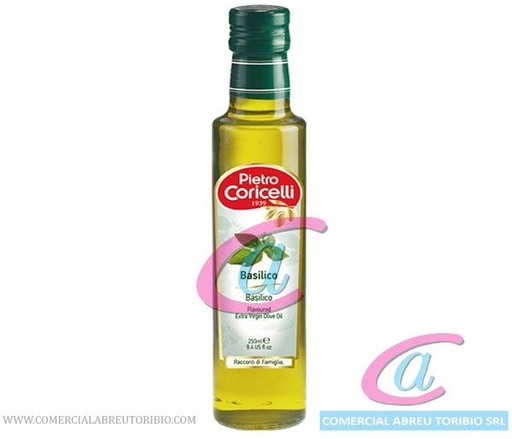 [00-004346] ACEITE OLIVA EXTRA VIRGEN PIETRO CORICELLI BASIL 1