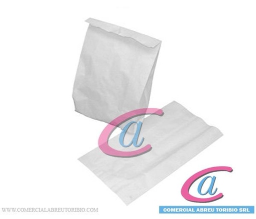 [00-000188] FUNDA DE PAPEL BLANCA #2 30/100