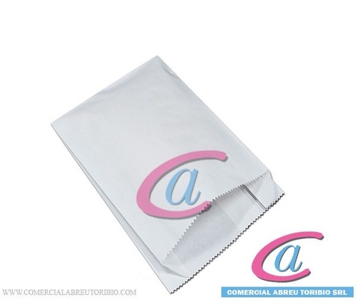 [00-000184] FUNDA DE PAPEL BLANCO #4 20/100
