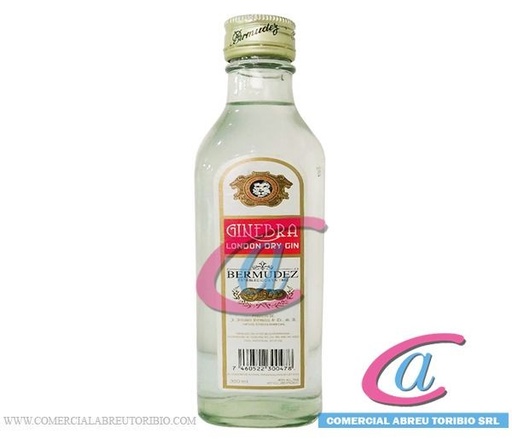 [00-000679] GINEBRA BERMUDEZ LONDON DRY GIN 24/350 ML