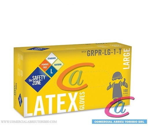 [00-002821] GUANTES LATEX size L (10/100)
