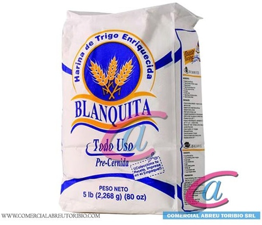 [00-001391] HARINA BLANQUITA FALDO 6/5 lbs