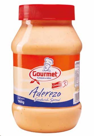 [00-004580] ADEREZO SANDWICH GOURMET PET 12/960 G.