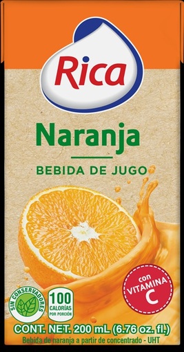 [00-004173] JUGO NARANJA RICA PEQ 24/200 ML