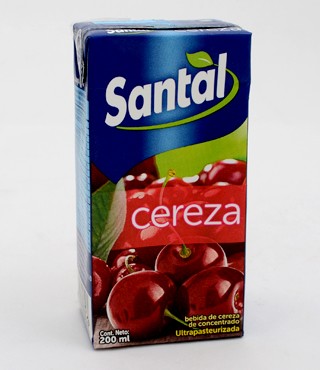 [00-004216] JUGO SANTAL DE CEREZA 24/200 ML PEQ.