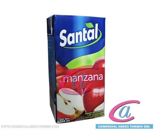 [00-004241] JUGO SANTAL DE MANZANA 24/200 ML PEQ.