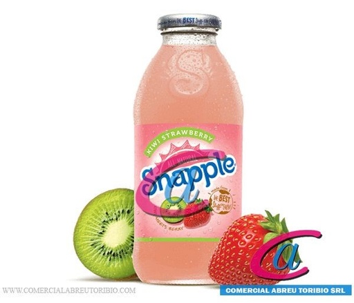 [00-003302] JUGO SNAPPLE KIWI STRAWBERRY 24/16 OZ
