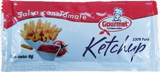 [00-004591] KETCHUP GOURMET SOBRECITO 1000/ 8G