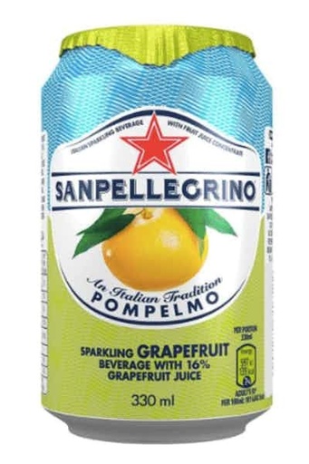 [00-003266] AGUA SAN PELLEGRINO POMPELMO 24/330 ml (LATAS)