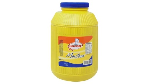 [00-004581] MOSTAZA GOURMET GALON 3700 G /8.5 LBS