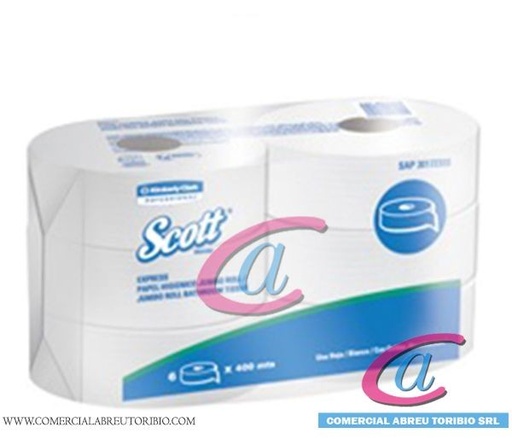 [00-003492] PAPEL HIG. SCOTT 6/1/400 m DISPENSADOR 1 pliego