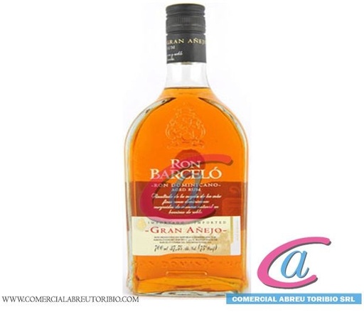[00-003726] RON BARCELO GRAN AÑEJO 12/1000 ml (LITRO FULL)
