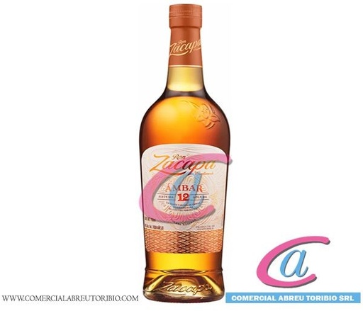 [00-001732] RON ZACAPA AMBAR 12 YEARS 6/750 ml
