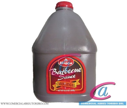 [00-001166] SALSA BBQ BALDOM 4/1 gls