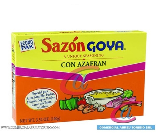 [01/02/28] SAZON GOYA CON AZAFRAN 18/20/100 GRS