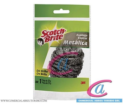 [00-001302] SCOTCH-BRITE BOLA METALICA (BRITTEX) 2/30 (3M)