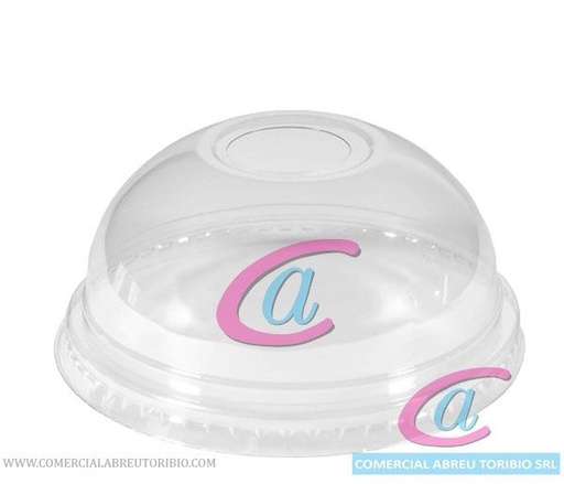 [00-003184] TAPA DOMO SOLO CLEAR ABIERTA (DL626) (VASO 16oz) 1