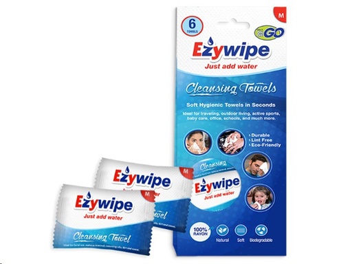[00-004519] TOALLA DE LIMPIEZA EXPANDIBLE MEDIUM 100/6 EZYWIPE