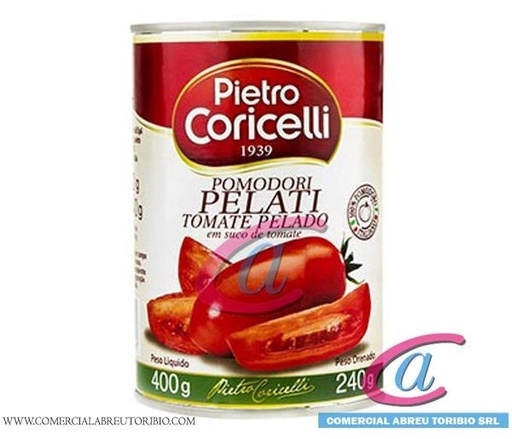 [00-004329] TOMATES ENTEROS PELADOS PIETRO CORICELLI 6 x 5.5 l
