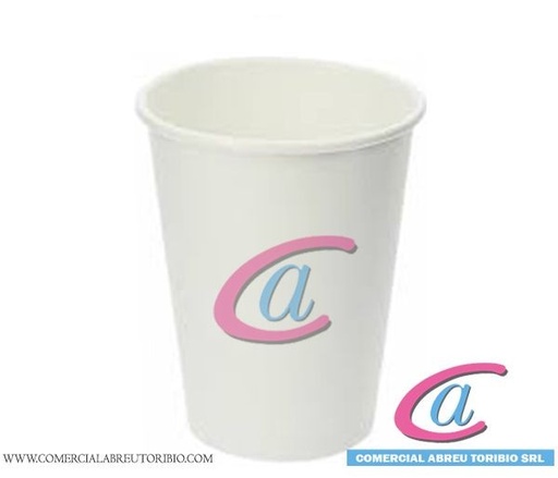 [00-000004] VASOS DE CARTON 12 oz HOT BLANCOS (20/50 unid)