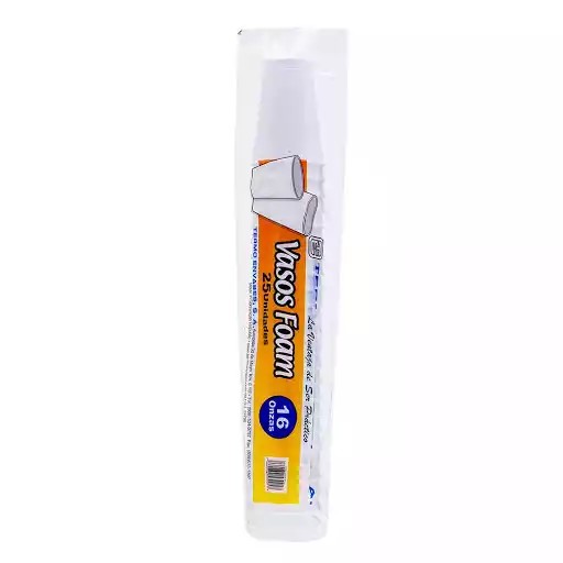 [00-003923] VASOS FOAM MOLDY 16 OZ 20/25