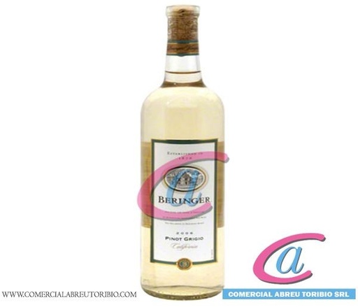 [00-002169] VINO BLANCO BERINGER PINOT GRIGIO 15/75 cl