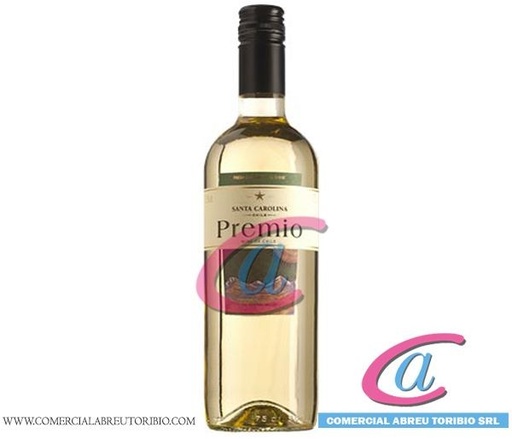 [00-003819] VINO BLANCO PREMIO SANTA CAROLINA 12/750 ml