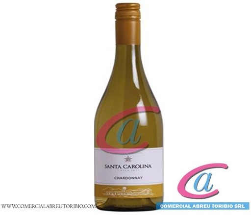 [00-002188] VINO BLANCO SANTA CAROLINA CHARDONNAY 12/750 ml