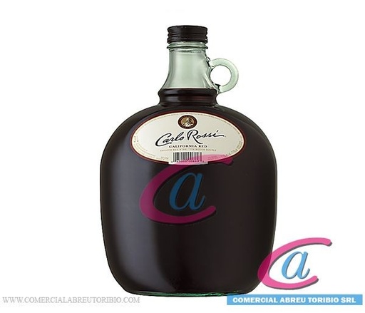 [00-000367] VINO CARLO ROSSI TINTO 4/3 Lit