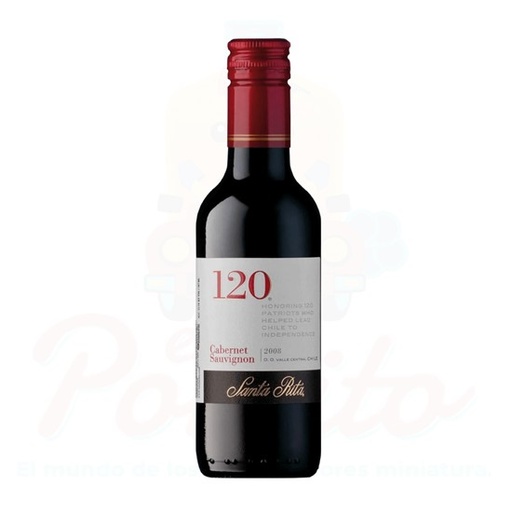 [00-001684] VINO SANTA RITA 120 TINTO (CAB. SAUV) 24/187 ml (M