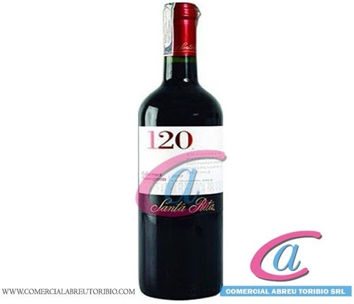 [00-003583] VINO SANTA RITA 120 TINTO (MERLOT) 12/750 ML