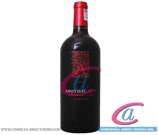 [00-002588] VINO TINTO APOTHIC RED 12/75 cl