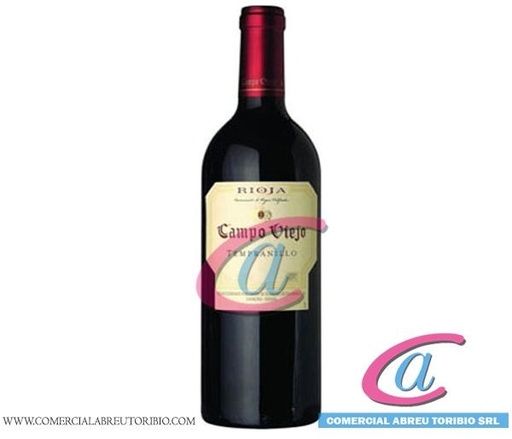 [00-002041] VINO TINTO CAMPO VIEJO TEMPRANILLO 12/75 cl