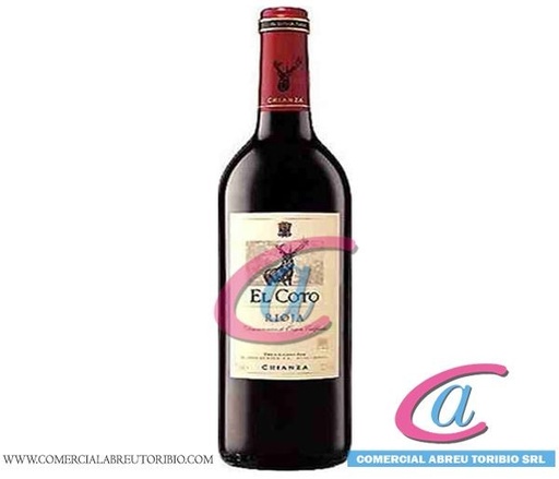 [00-001785] VINO TINTO EL COTO CRIANZA 12/750 ml
