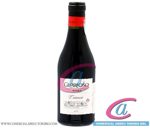 [00-003953] VINO TINTO GLORIOSO CRIANZA (1/2 BOTELLA) 12/375 m