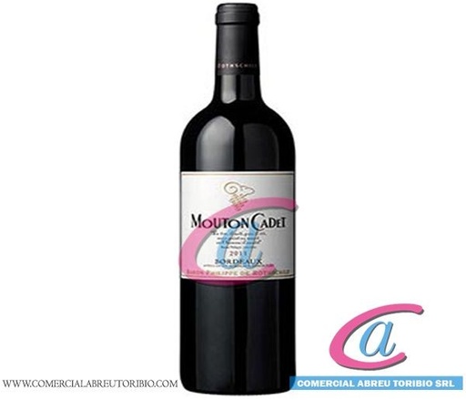 [00-002332] VINO TINTO MOUTON CADET BPDR 12/375 ml (MEDIA BOTE