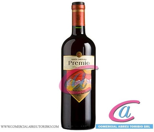 [00-003818] VINO TINTO PREMIO SANTA CAROLINA 12/750 ml