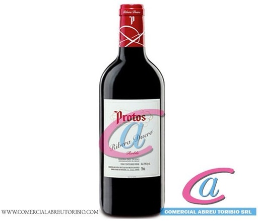 [00-000974] VINO TINTO PROTOS JOVEN ROBLE 12/75 cl