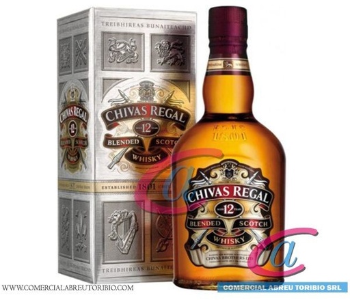 [00-000650] WHISKY CHIVAS REGAL 12/1000 ml (LITRO FULL)